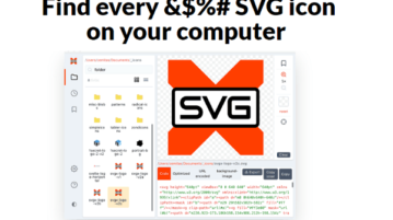 SVG Assets Manager for Icons, backgrounds with Optimization SVGX