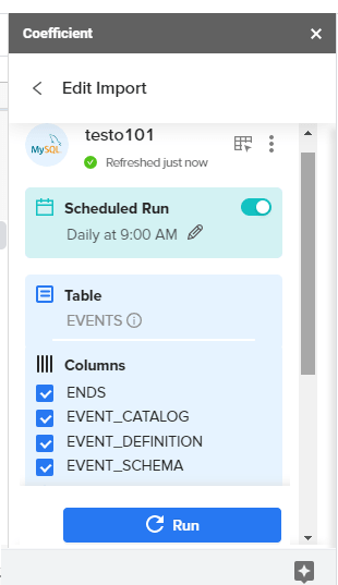 Sync Google Sheets with MySQL, Postgres, Oracle Database Free Coefficient