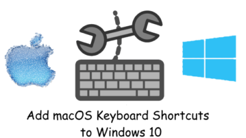 add macOS Style Keyboard Shortcuts to Windows 10