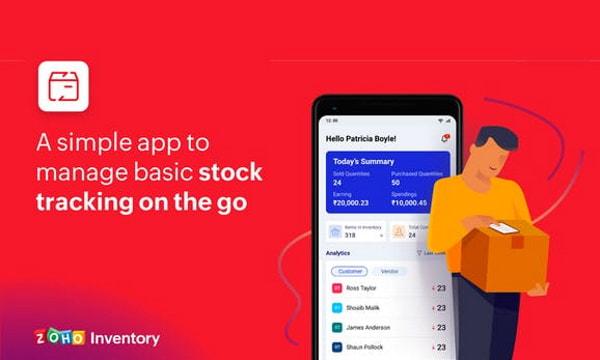 Free Zoho Inventory Stock Tracking App with Offline Mode