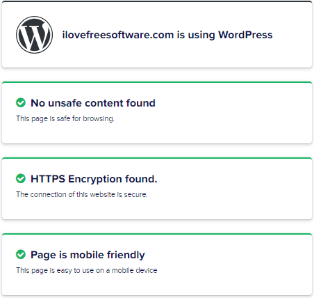 Cloudways Google Page Experience Checker CMS and HTTPS