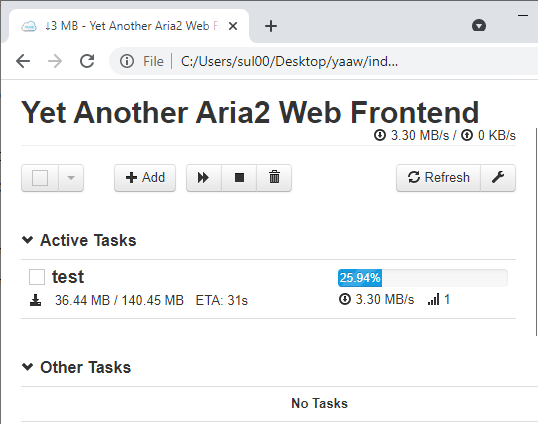 YAWW Aria 2 GUI Free