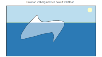 Draw Iceberg to See How It Will Float with this free Website
