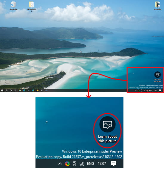 learn about picture Windows Spotlight option