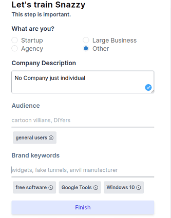 snazzy ai business details