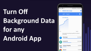 How to Turn Off Background Data for Any Android App?