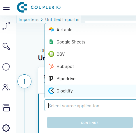 Coupler io input data sources