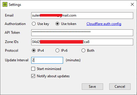 DnsTube Settings