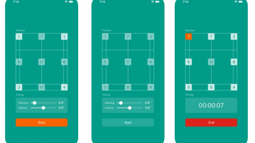Free Badminton Footwork Training app for iPhone