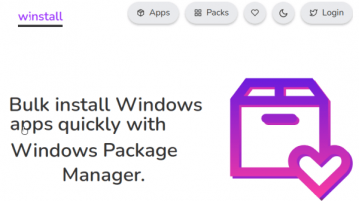 How to Bulk Install Software using Windows 10 Package Manager