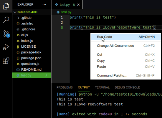 Run any Programming Code in VS Code in a Click Code Runner