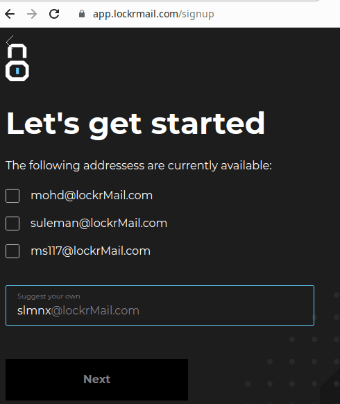 Lockrmail