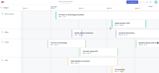 Marketing Calendar to Plan Social Media Content, Email Campaigns