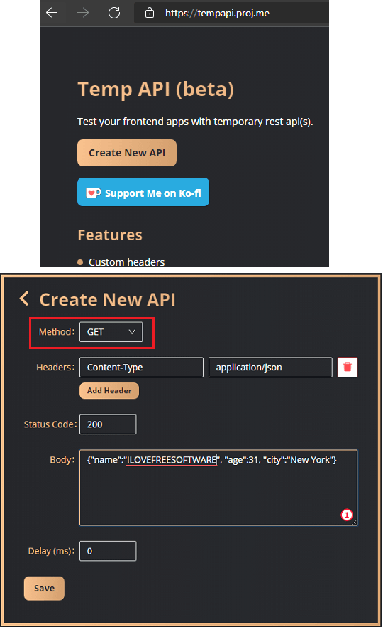 Team API Create Endpoint