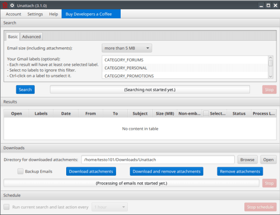 Unattach Main Configuration UI