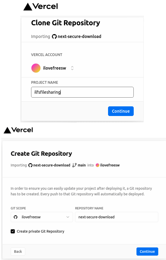 Give name to GitHub repo