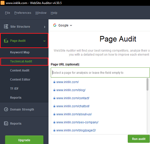 Page Audit