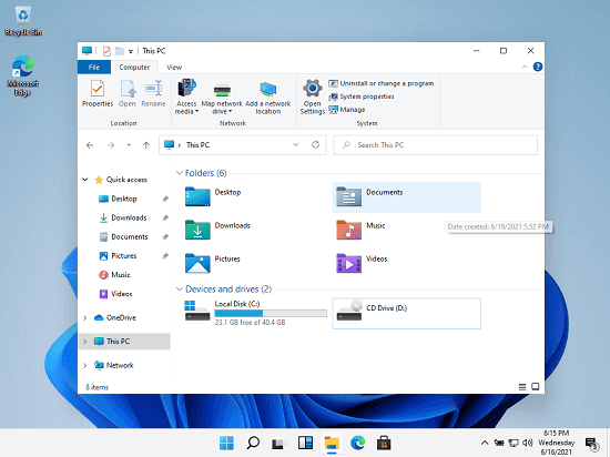 Windows 11 Explorer