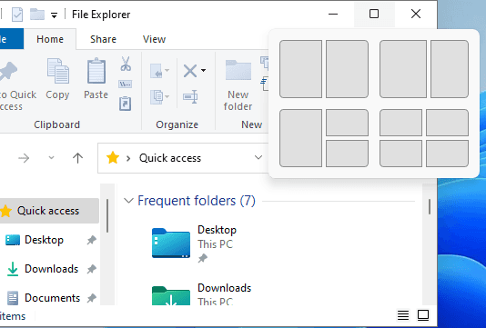 Windows 11 Window Snapping