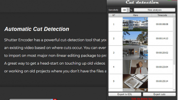 Automatically Detect Scenes to Cut in a Video