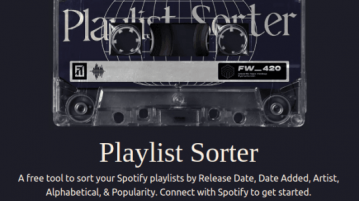 How to Sort Spotify Playlist by Release Date or Date Added