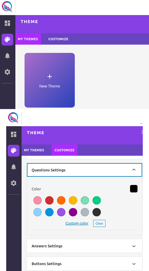 Quill Forms Themes