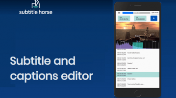 Subtitles, Captions Editor for Mobile Devices SubtitlePony