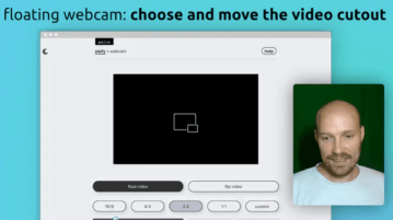 Add Floating Webcam Popup on Desktop without Installing Anything