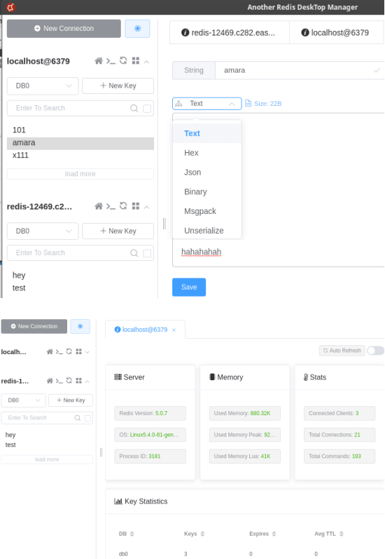 Another Redis Desktop manager