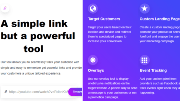 Bulk URL Shortener with Custom Landing, Overlay Pages Short-me