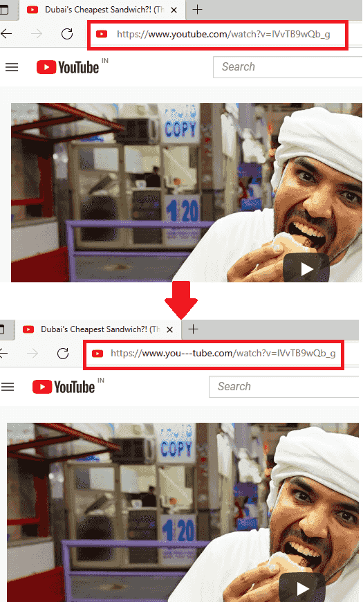 Change URL on YoUTube to Watch Together