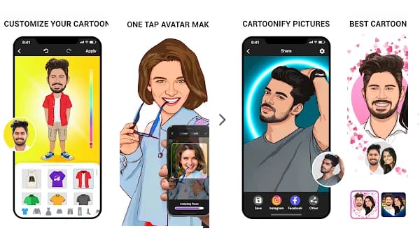 Free Cartoon Maker App to Cartoon Yourself in One Tap using AI: ToonApp