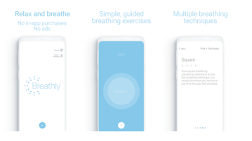 Free Deep Breath Training app for Android and iOS for Relaxation