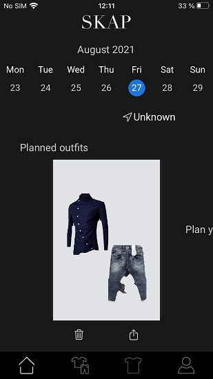 Free Digital Wardrobe iPhone App to Plan Outfits for Whole Month