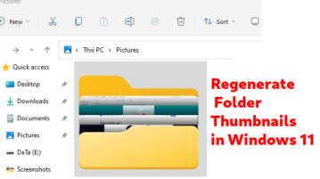 Generate Folder Thumbnails in Windows 11