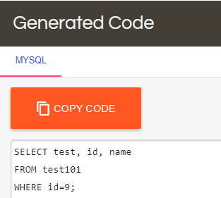 MySQL Generator SQL
