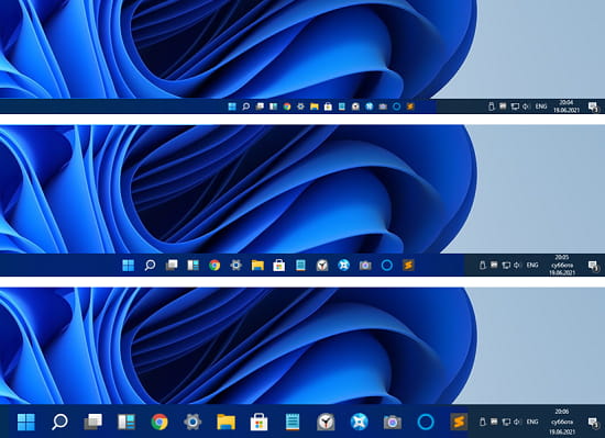 Resize Taskbar Icons in Windows 11