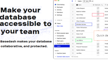 Share MySQL, PostgreSQL, Airtable Databses with Team Online