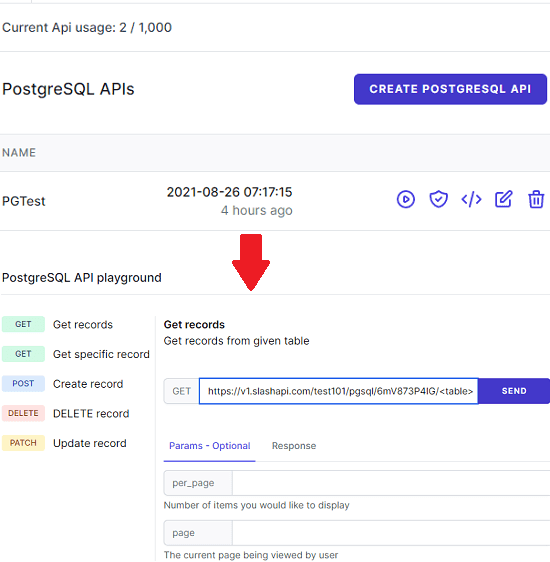 SlashApi API Playground