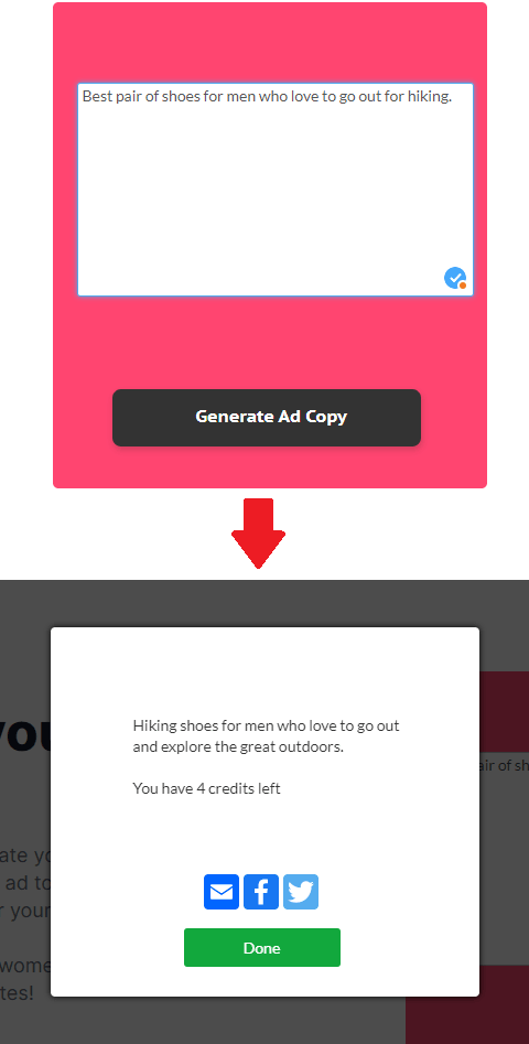 ViralCopy Ad Copy Generation