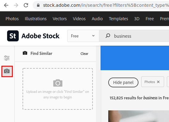 Adobe Stock Image Search
