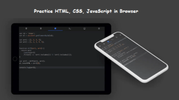 CodePen Alternative for Mobile to Write HTML, CSS, JS Webden