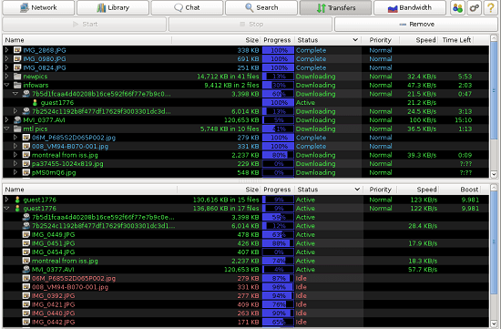 Decentralized P2P File Sharing Software with Local Indexing Fopnu