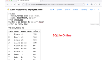 Practice SQL Online on any SQLite Database Free SQLite Playground