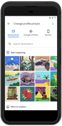 Google's Custom Illustrations in Gmail