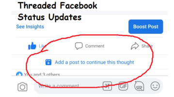 How to Create Facebook Threads to Post Twitter Like Threaded Updates