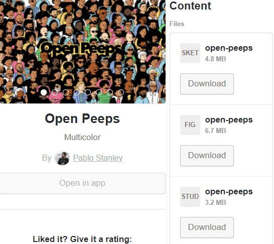 Open Peeps Downloads