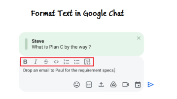 Quote Replies and Format Message Text on Google Chat