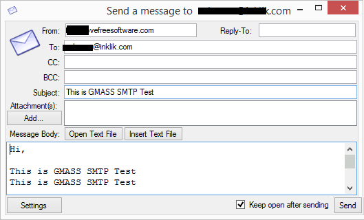 smtp prepate message