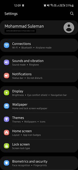 Android Settings